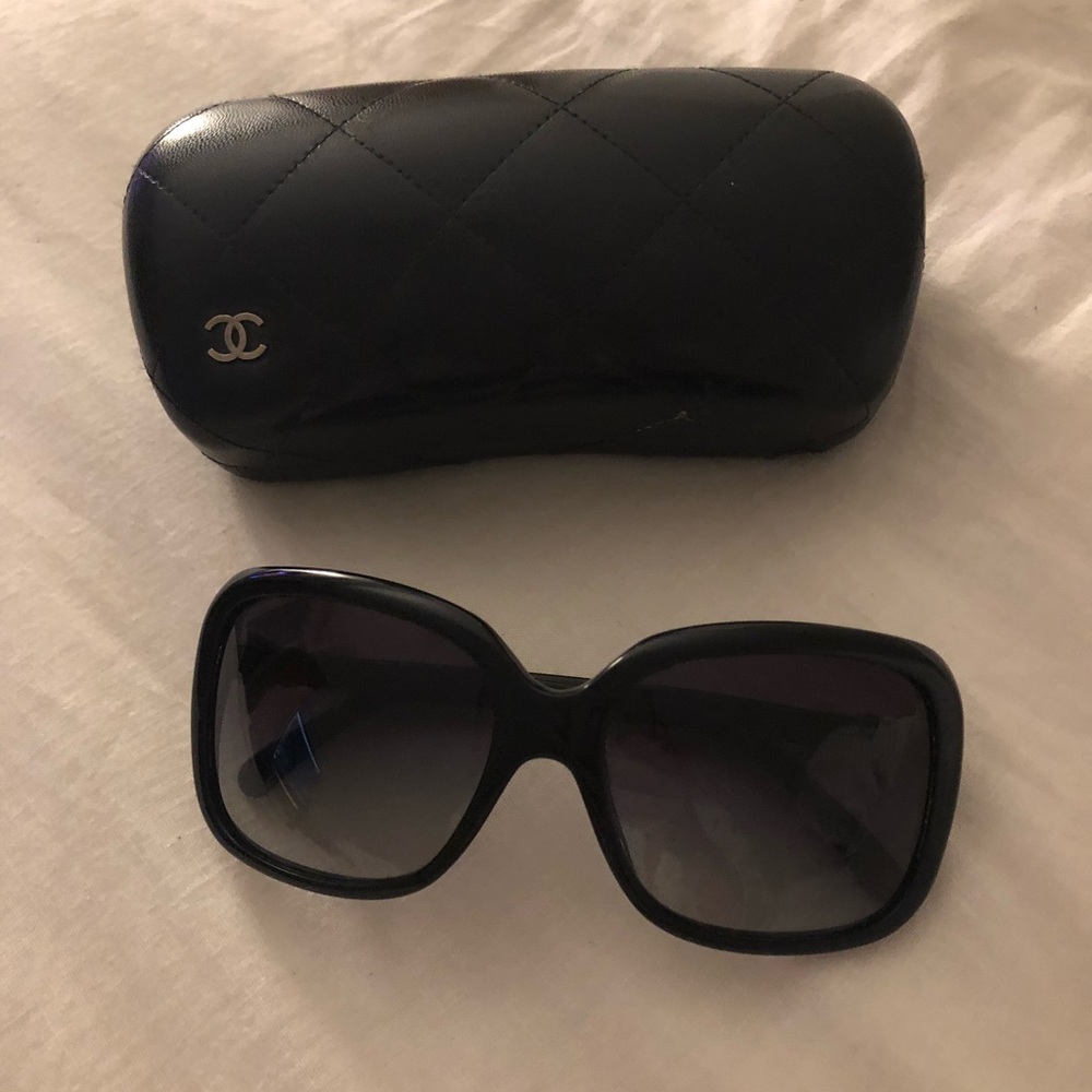 Chanel Black White 5171 Bow ribbon